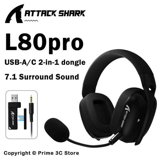 Attack Shark L80PRO Gaming Headset